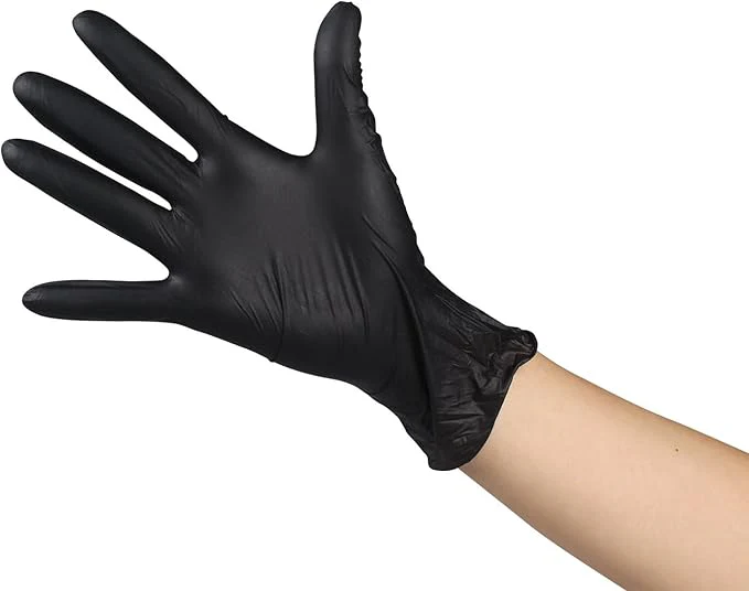 JRL NITRILE BLACK GLOVES LARGE(JRL-MN2301-L) - Image 2