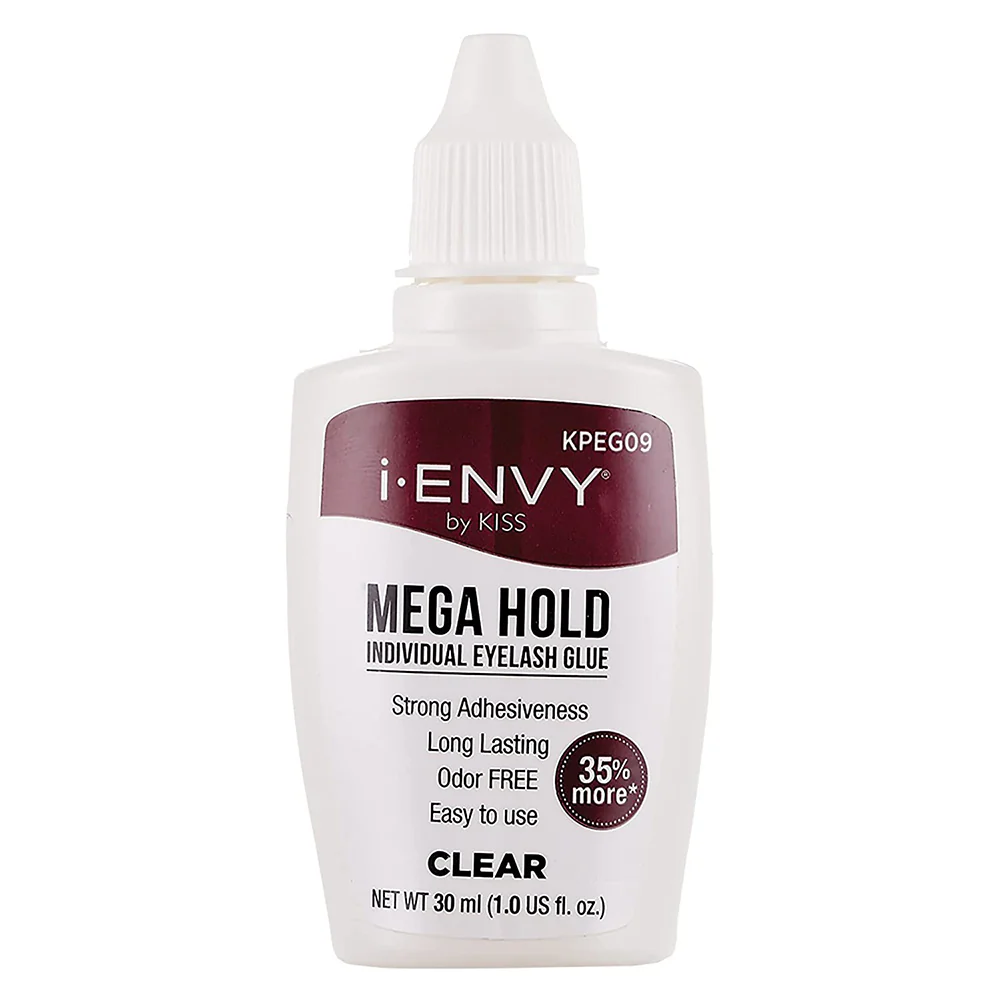 Kiss I Envy Mega Hold Individual Eyelash Glue, 1oz