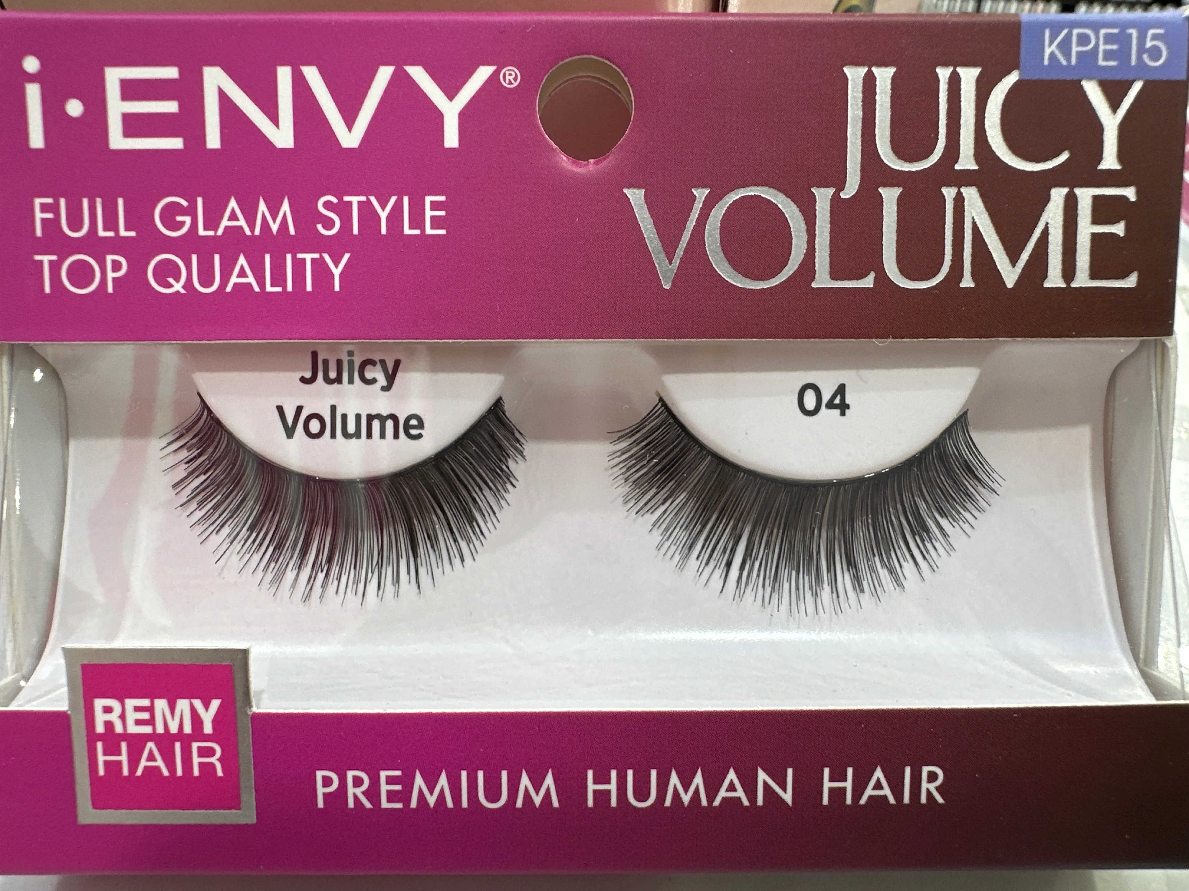 Kiss I Envy Premium Juicy Volume 04 Remi Hair Eyelashes - KPE15 - Image 2