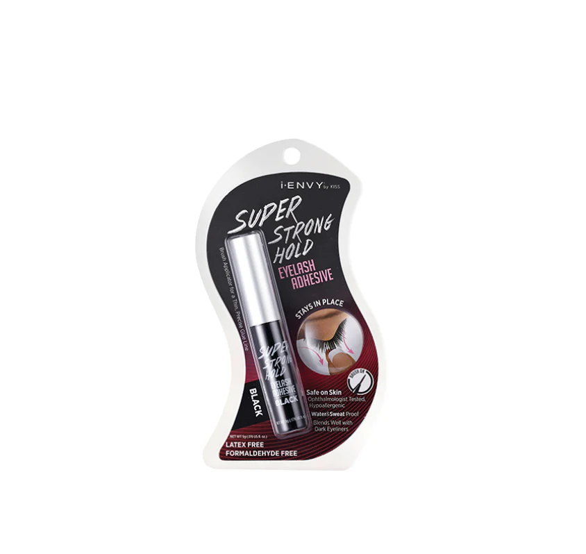 Kiss I Envy Super Strong Hold 3D Brush-On Strip Lash Black Adhesive