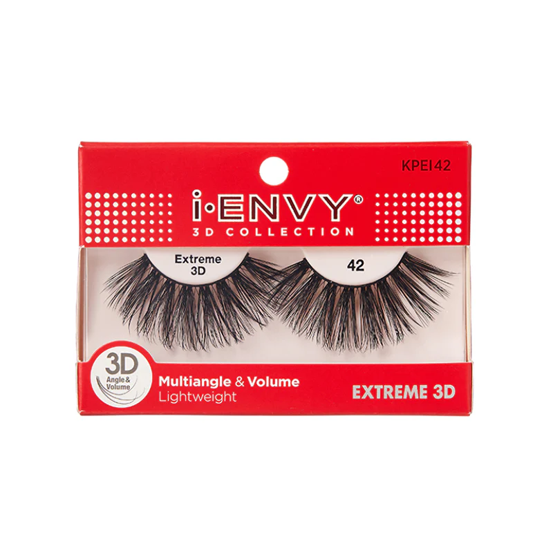 Kiss I Envy Glam 3D Collection 42 Eyelashes - KPEI42