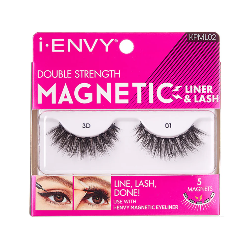 Kiss I Envy 3D Magnetic Liner & Lash 01 Eyelashes - KPML02