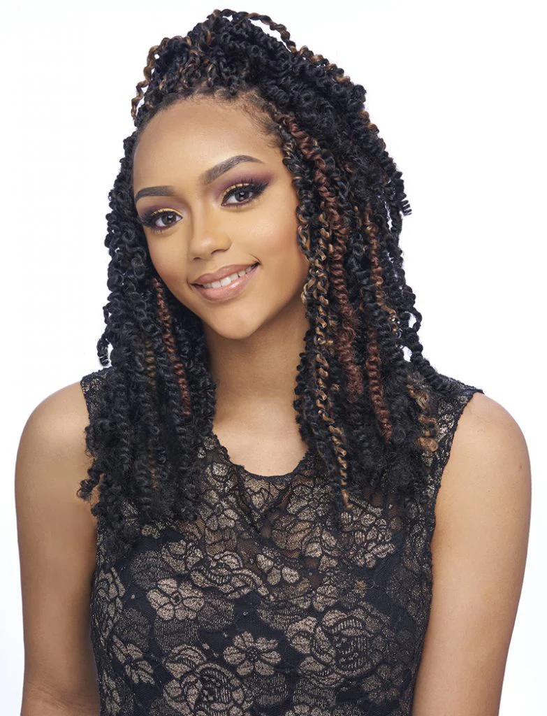 Harlem 125 Kima 8" Spring Twist Crochet Braid - Image 4
