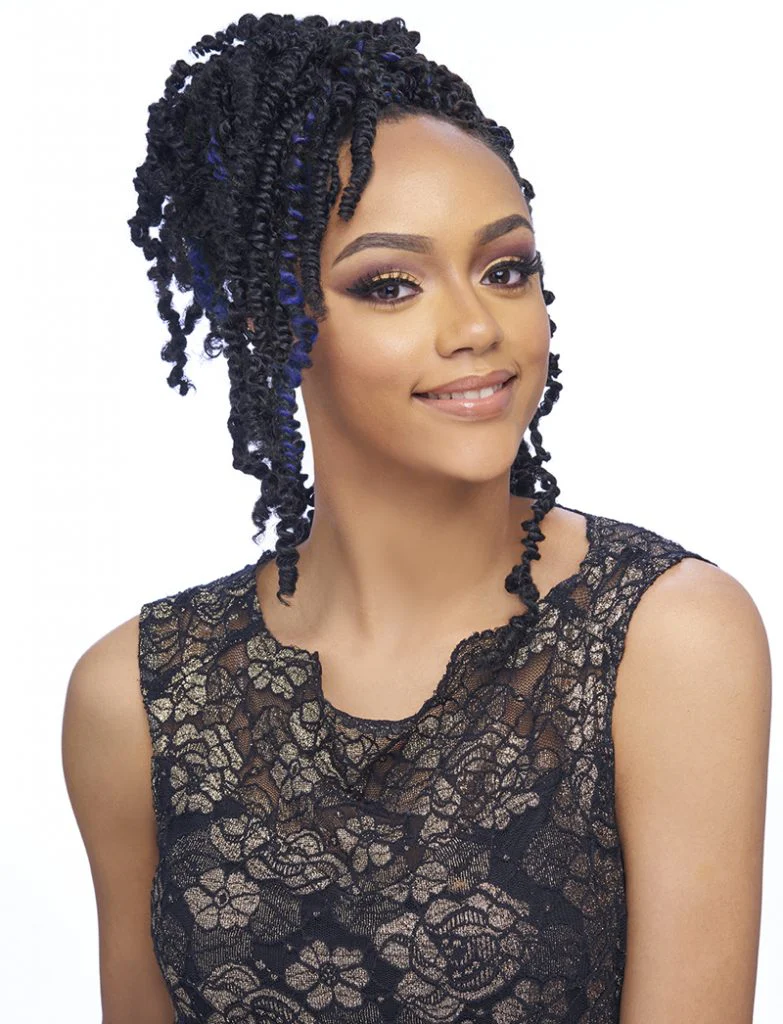 Harlem 125 Kima 8" Spring Twist Crochet Braid - Image 5
