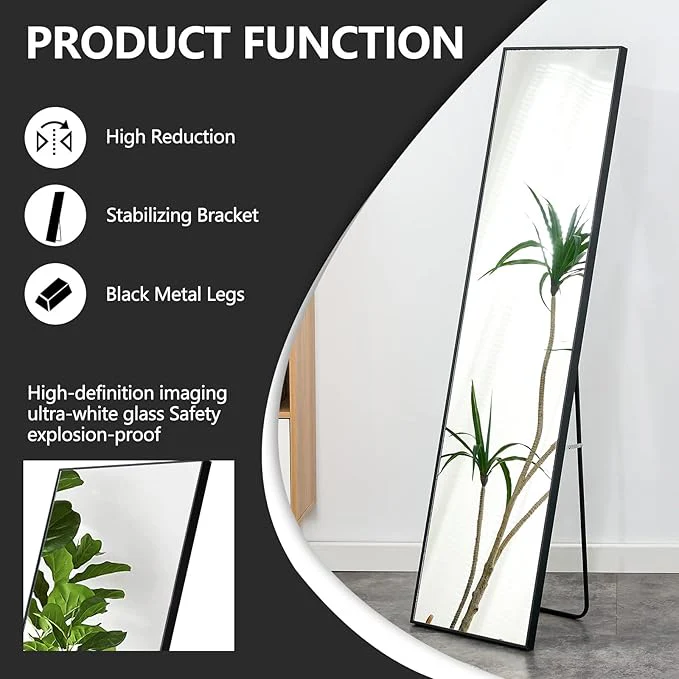 MIRROR 20X60" BLACK(LB21525B) - Image 4