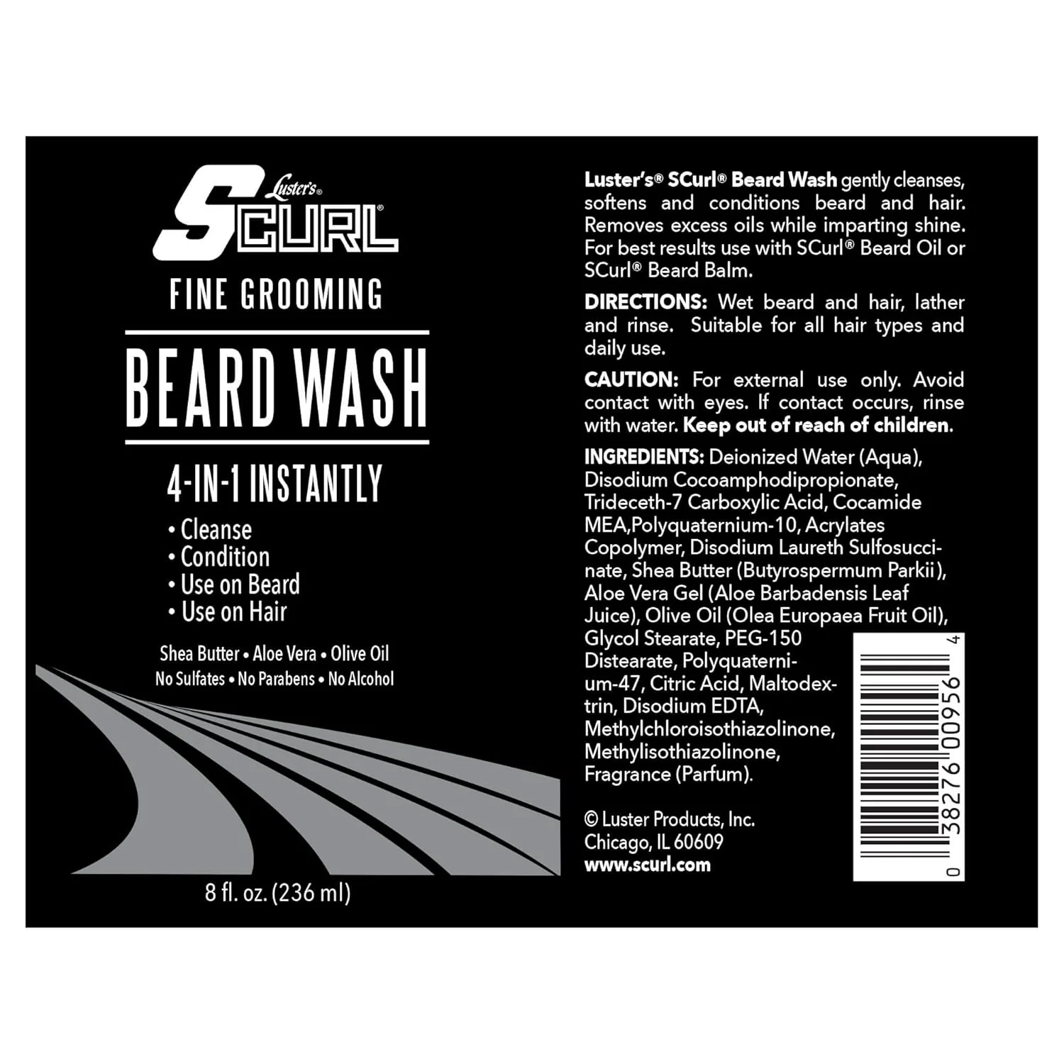 S-CURL BEARD WASH 8OZ(LR956) - Image 4