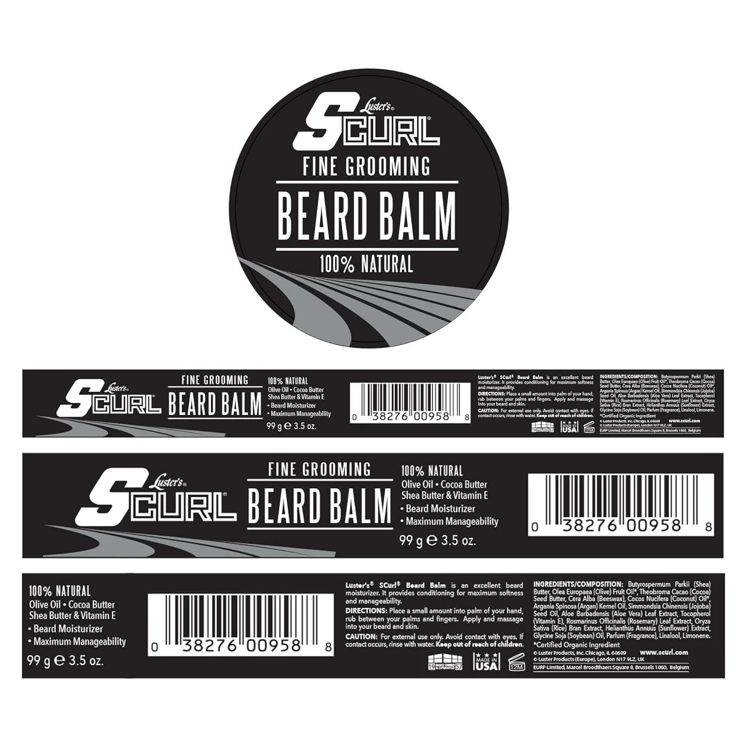 S-CURL BEARD BALM 3.5OZ(LR958) - Image 5