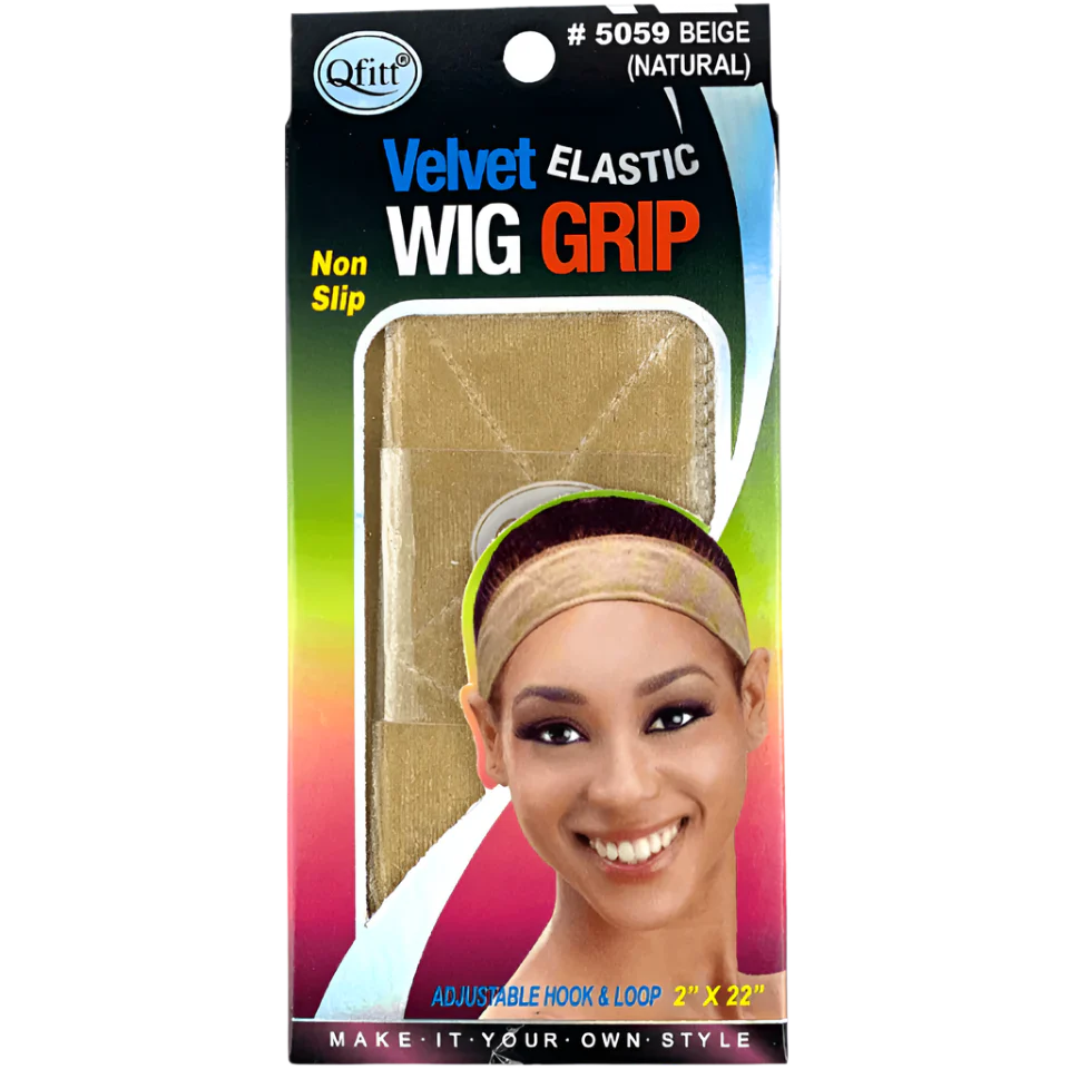 M&amp;M Velvet Wig Grip – Beige #5059