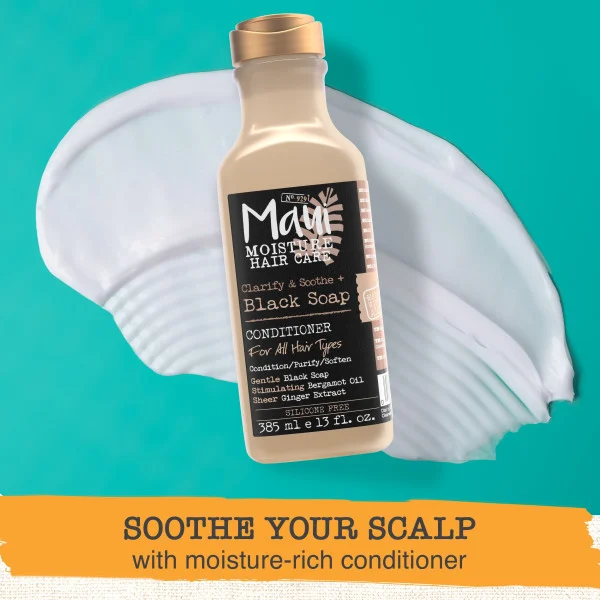 MAU68053 MAUI MOISTURE BLACK SOAP COND 13OZ - Image 3