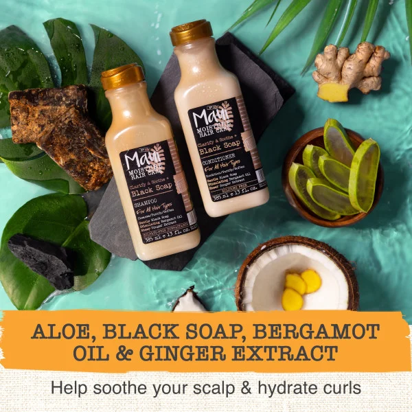 MAU68053 MAUI MOISTURE BLACK SOAP COND 13OZ - Image 4