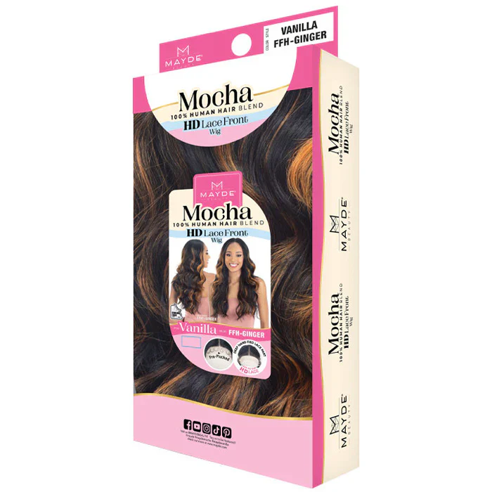 MAYDE VANILLA MOCHA HUMAN HAIR BLND LF WIG - Image 5