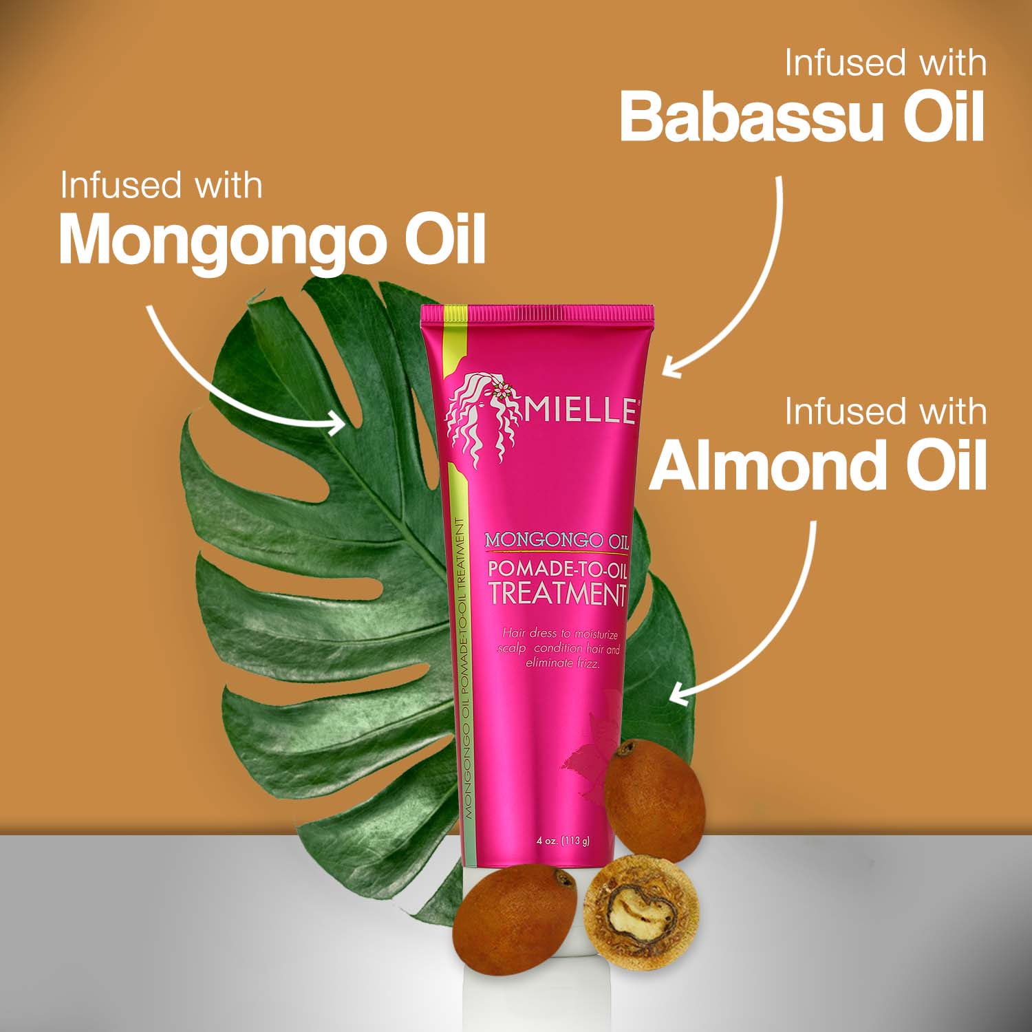 MIELLE MONGONGO OIL POMADE TO OIL TREAT 4OZ(MIE00630) - Image 4
