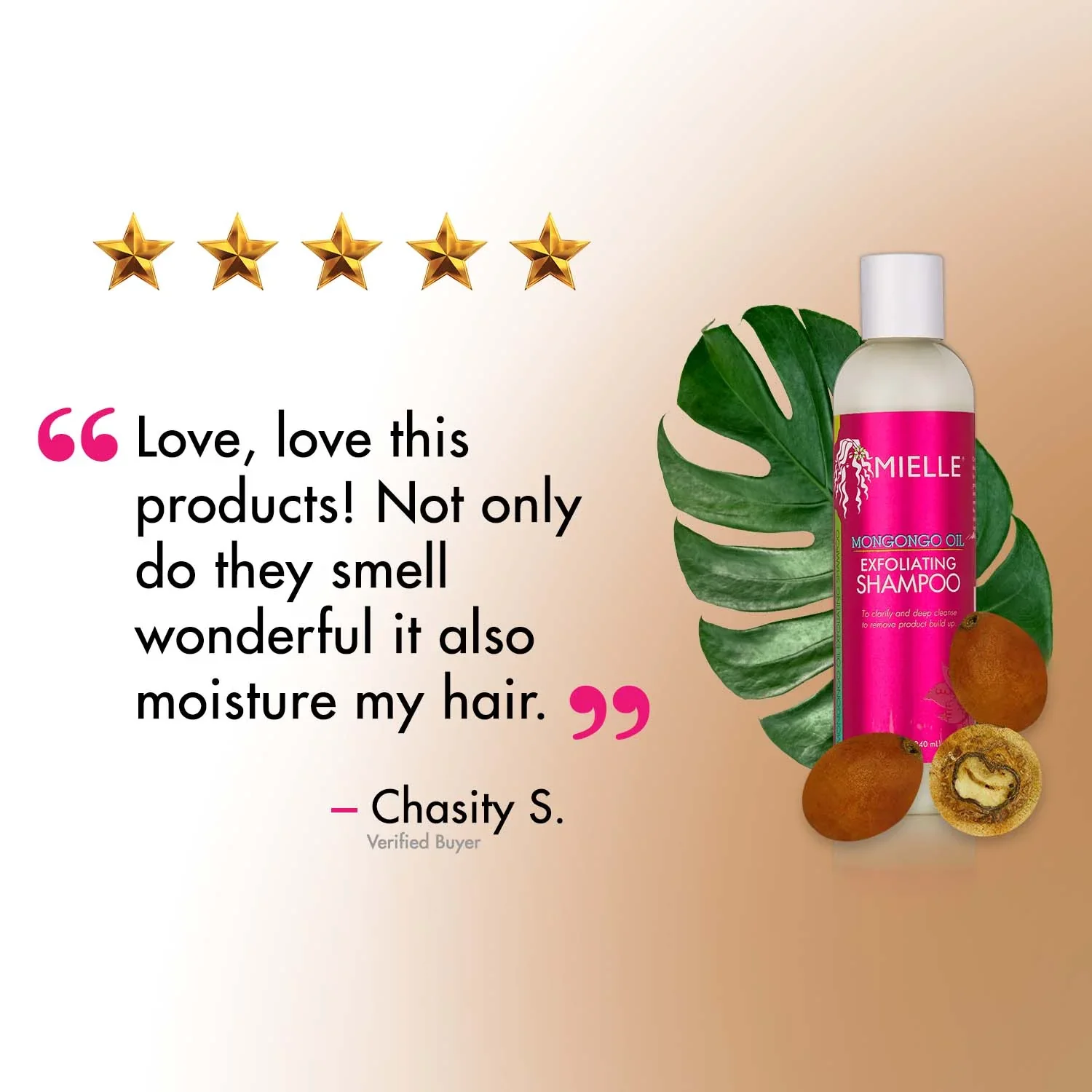 MIELLE MONGO EXFOLIATING SHAMPOO 8OZ(MIE00632) - Image 5