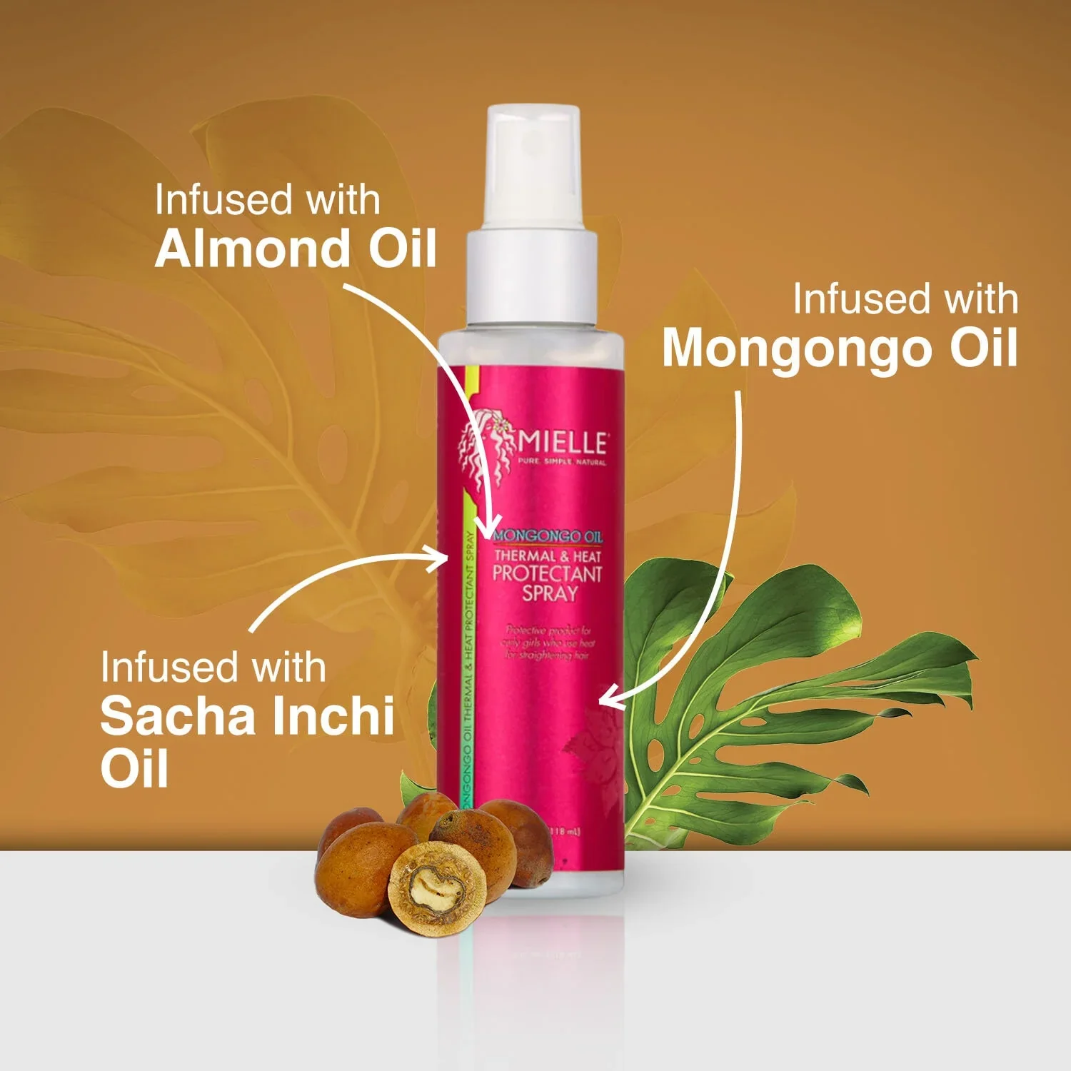 MIELLE MONGO OIL THERMAL HEAT PROTECT SPRY 4OZ(MIE00634) - Image 3
