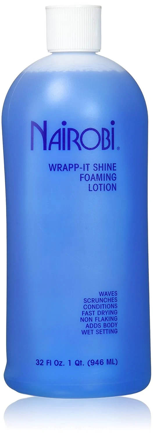 NAIROBI WRAPP-IT SHINE FOAMING LOTION 32OZ(NAI00024)