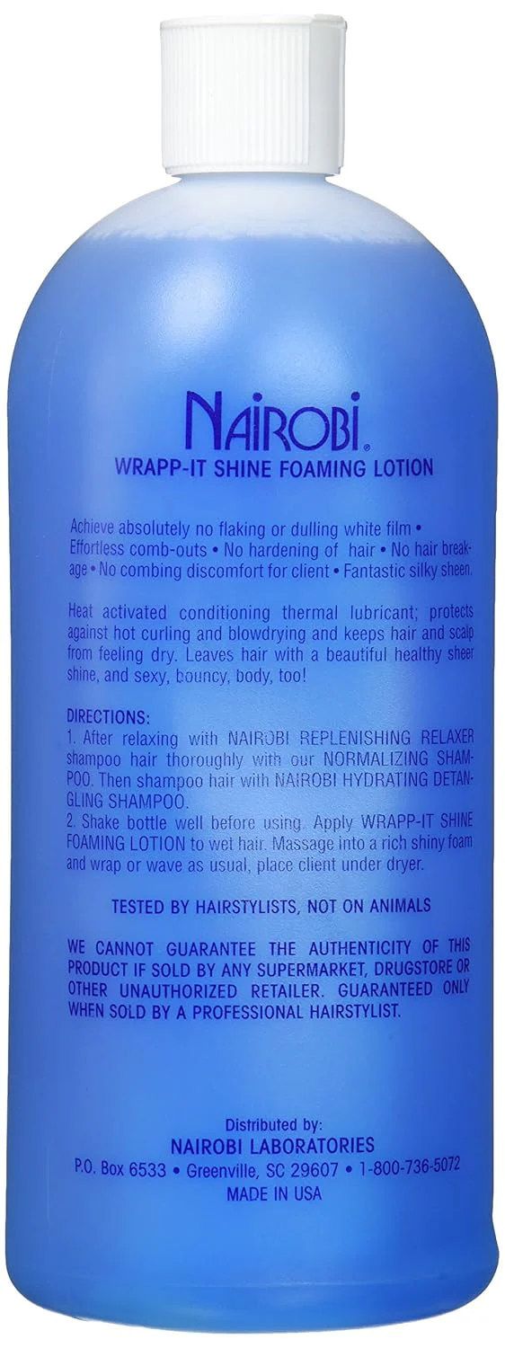 NAIROBI WRAPP-IT SHINE FOAMING LOTION 32OZ(NAI00024) - Image 2