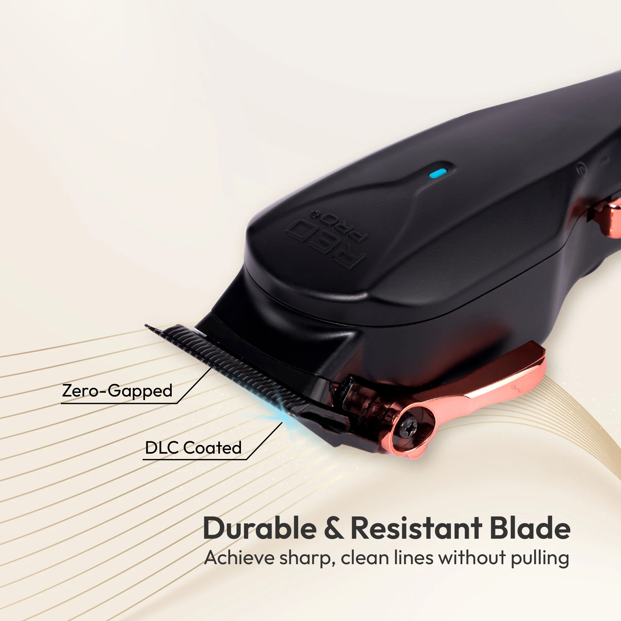 RED PRO Cordless Clipper MATT BLACK(PCL02)