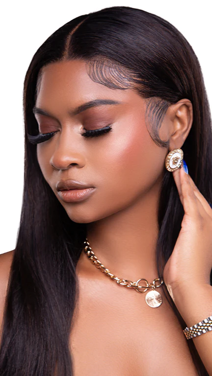 Hershe Pink 13x4 Straight Wig - Image 3