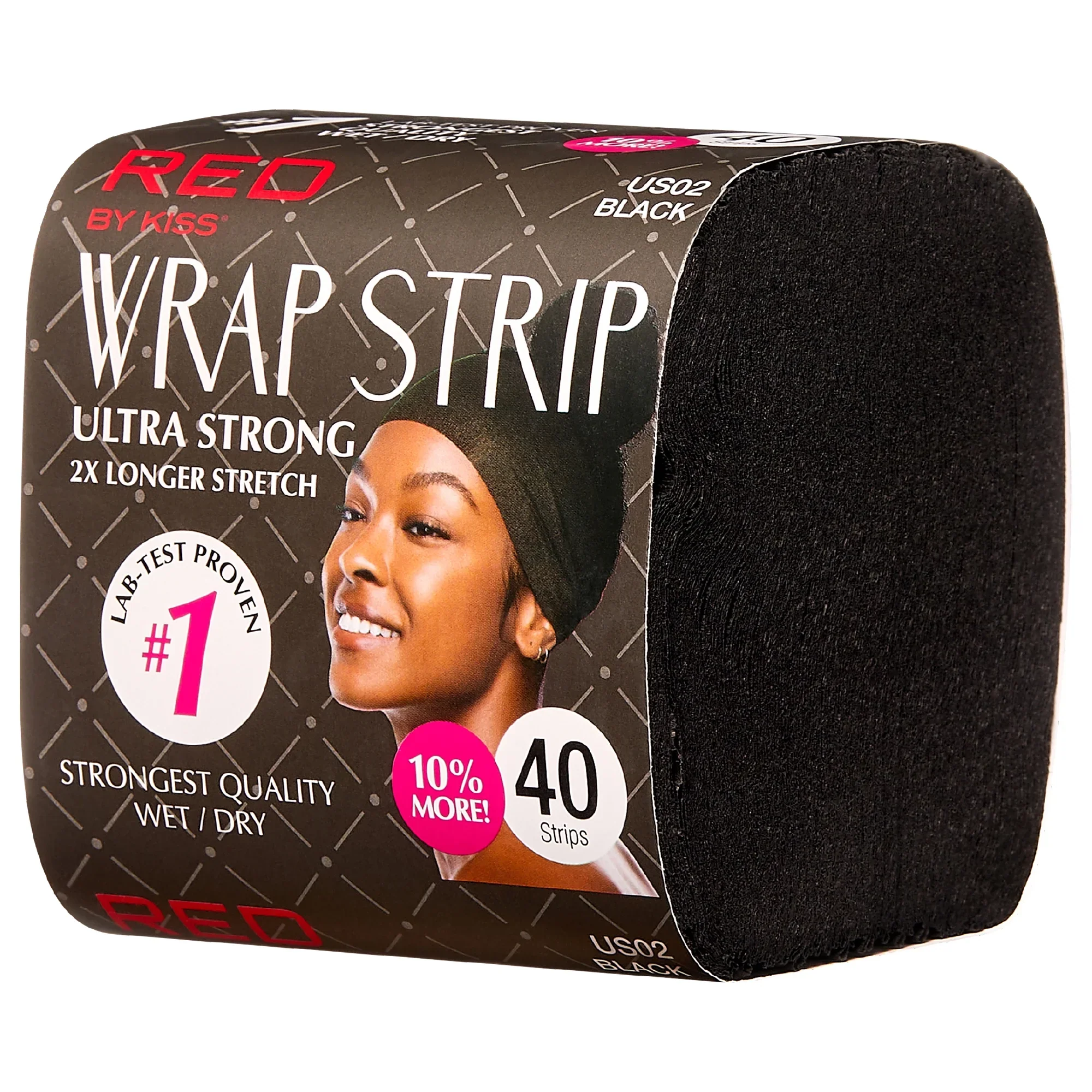 RED WRAP STRIPS BLACK  3.5
