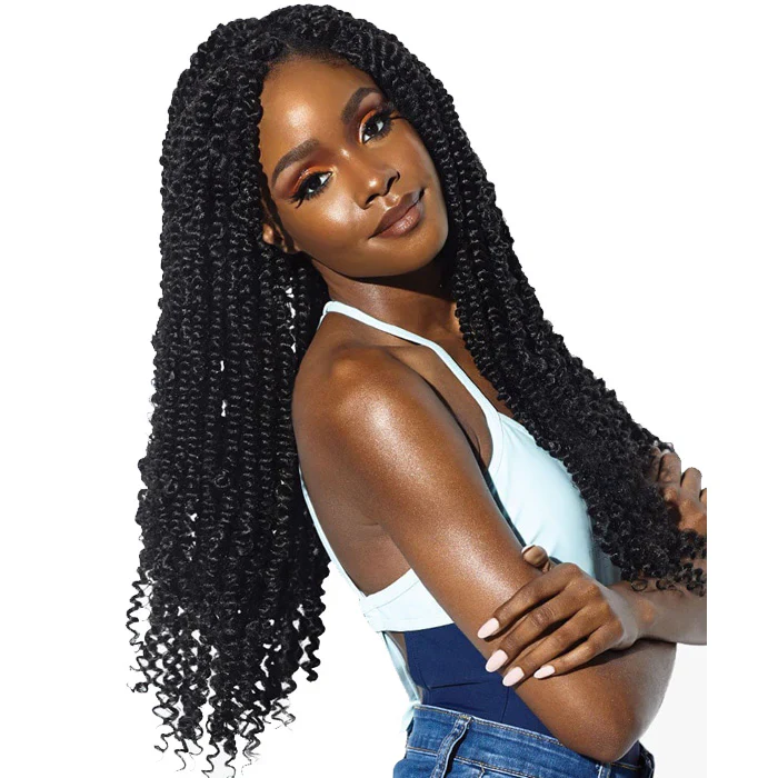 Sensationnel 3X Ruwa Water Wave 18″ Pre-Stretched Synthetic Hair Braid - Image 4