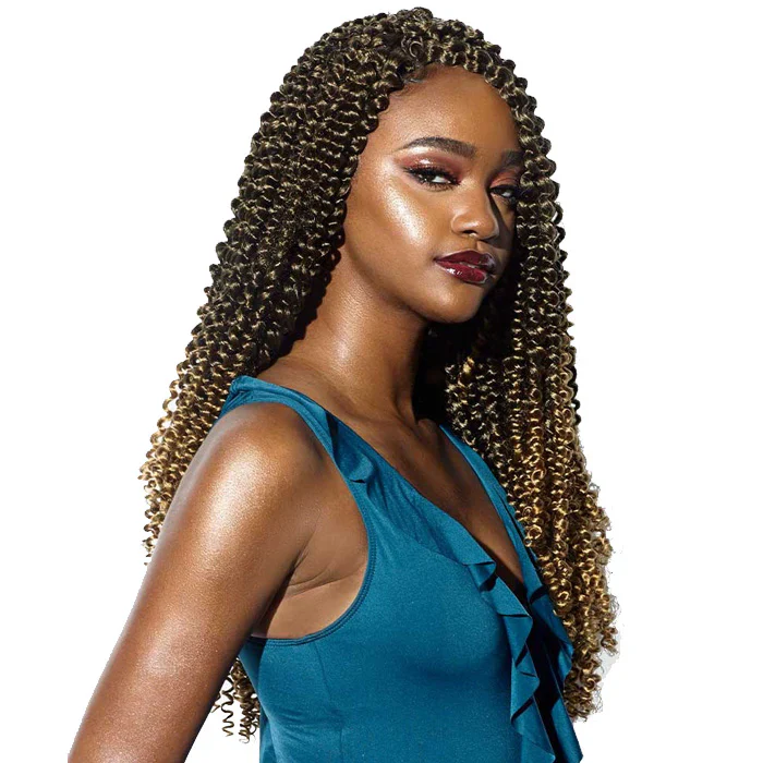 Sensationnel 3X Ruwa Water Wave 18″ Pre-Stretched Synthetic Hair Braid - Image 5