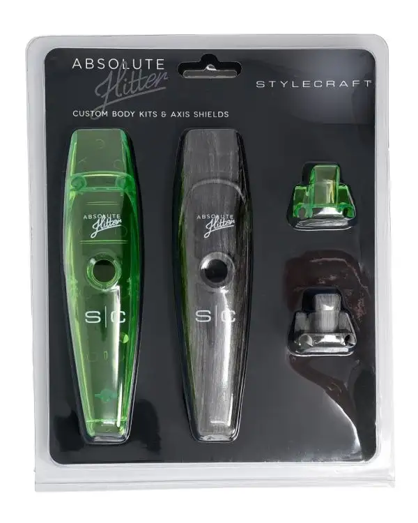 SCHRLTGGW StyleCraft Absolute Hitter Lids - Transparent Green & Grey Wood - Image 2