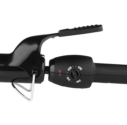 StyleCraft Black Gold Ceramic Professional Curling Iron (1 inch)(SCSC100B - Image 4