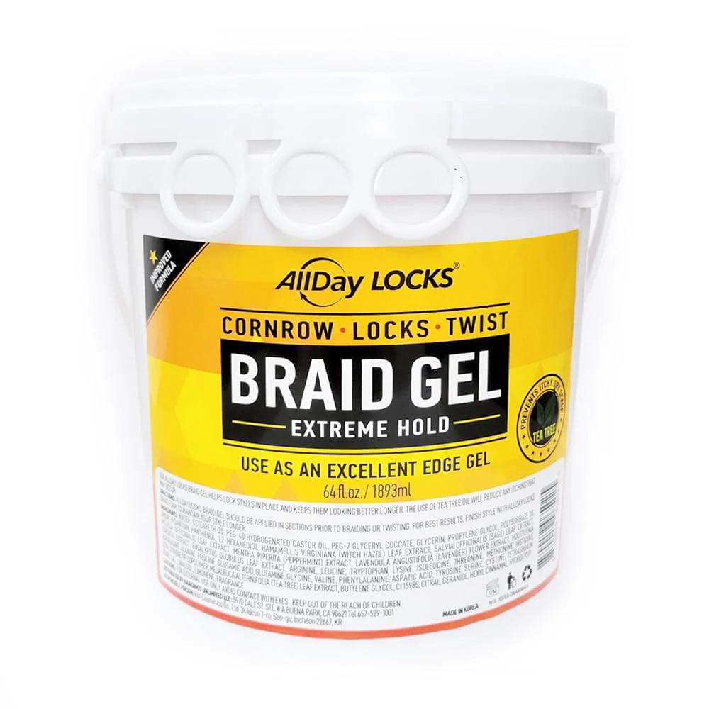 ALL DAY LOCKS BRAID GEL EXTREME HOLD 64 OZ(ADY96502) - Image 2
