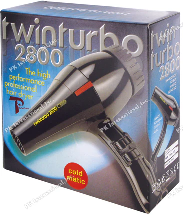 TURBO POWER DRYER-TWINTURBO COLD MATIC-BLACK-314A-  (011710) 1760w - Image 2