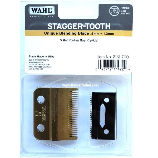 W21617 WAHL BLADE-CLIPPER FOR MAGIC GOLD STAGGER TOOTH  8OZ - Image 2