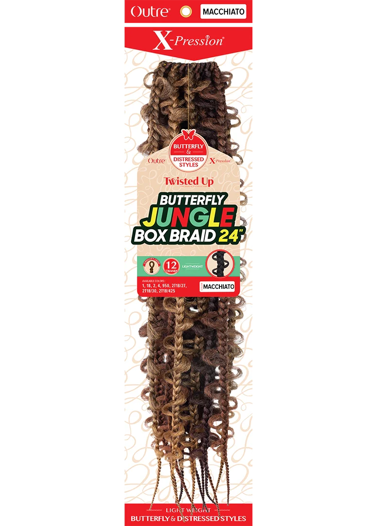 X-PRESSION TWISTED UP BUTTERFLY JUNGLE BOX 24"