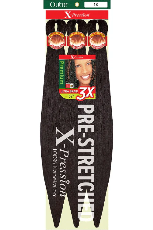 Outre X-Pression 3X 52" Pre-Stretched Synthetic Hair Braid - Image 4